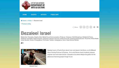 San Antonio Texas Artist Bezaleel Israel