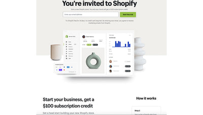 Shopify $100 Bonus Referral Link