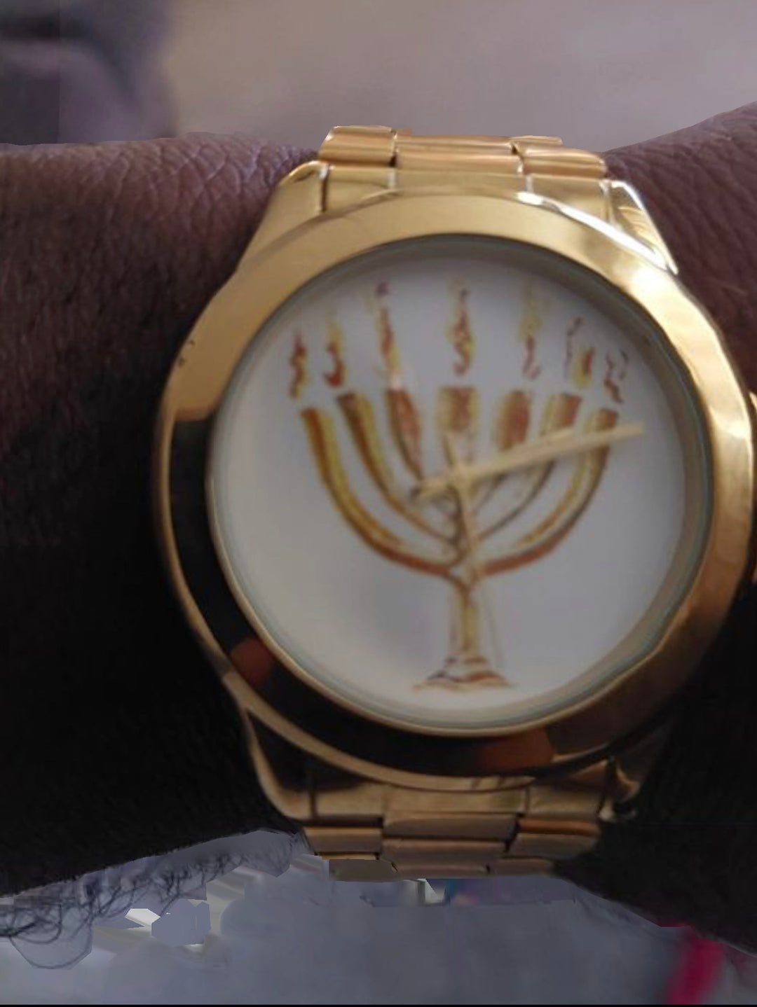 MENORAH Gold Stainless Men display picture 3